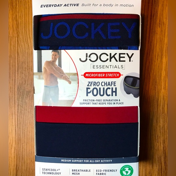 NWT $25 JOCKEY Zero-Chafe Pouch Mens Boxer Briefs - 3 pack  6” Inseam - Picture 3 of 16